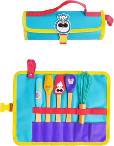 [RESIGILAT] Chefclub Kids Geanta depozitare, mini tacamuri, poliester