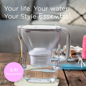[RESIGILAT] Carafa filtrare BRITA Style alb 2.4l cu LED si capac