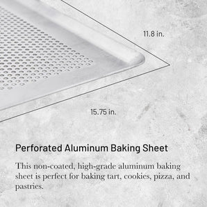 [RESIGILAT] Tava de copt aluminiu 40x30 cm argintie 7367.40