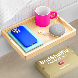 [RESIGILAT] BedShelfie Flexfit, Raft noptiera pentru pat, Natural