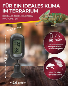 [RESIGILAT] HOBBY Hygro-Therm I higrometru-termometru digital, terarii