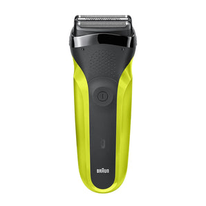 [RESIGILAT] Ras electric Braun Series 3 300S 3 lame flexibil, negru verde