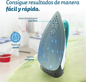 [RESIGILAT] Fier de calcat de calatorie Grunkel, 900W, maner pliabil, control temperatura, multicolor