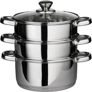 [RESIGILAT] Fier aburi Premier Housewares inox, capac sticla, argintiu
