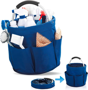 [RESIGILAT] Wenko Cutie depozitare, ustensile curatat, albastra, 4 cm