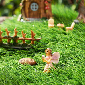 [RESIGILAT] Set miniatura gradina zane, 8 ornamente diverse