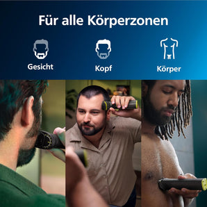 [RESIGILAT] Trimmer multifunctional Philips Multigroom Seria 7000, 14-în-1, pentru barbă, păr și corp – un singur aparat cu 21 setări de lungime (0,5–16 mm) (Model MG7930/15)