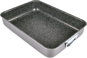 [RESIGILAT] Tava lasagna neagra din aluminiu 40 x 28 cm