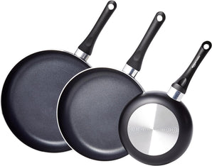 [RESIGILAT] Tigaie Amazon Basics set 3 piese antiaderent negru