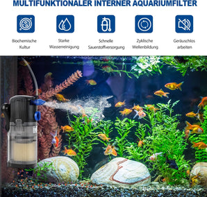 [RESIGILAT] Filtru acvariu intern mic, 500 L/h, 8W, silentios, 40DB