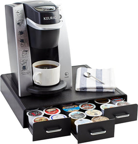 [RESIGILAT] Sertare depozitare 36 capsule cafea Amazon Basics negru