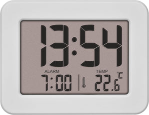 [RESIGILAT] Ceas desteptator TFA mici alb cu temperatura si alarma