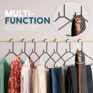 [RESIGILAT] Iris Ohyama CHM-39, Cuiere plastic, Pachet 50 buc, Negru