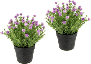 [RESIGILAT] Buchet mini flori artificiale in ghiveci decor masa