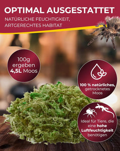 [RESIGILAT] HOBBY Mușchi natural 100g pentru terarii și amfibieni