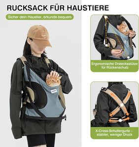[RESIGILAT] Rucsac transport pentru caini si pisici, ergonomie si siguranta.