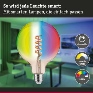 [RESIGILAT] Bec Paulmann Smart Home Zigbee E27 470lm 6,3W auriu