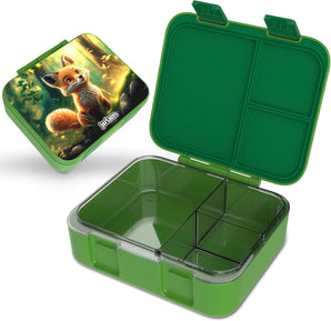 [RESIGILAT] Cutie paine copii Mili 1000 ml Vulpe Verde fara BPA