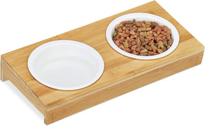 [RESIGILAT] Bol dublu Relaxdays pentru pisici si caini mici, ceramica