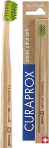 [RESIGILAT] Periuta Curaprox Wood Ultra Soft, peri verzi