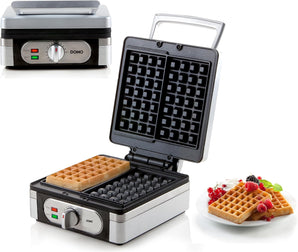 [RESIGILAT] Domo DO9047W Waffelautomat 1400W pentru waffles belgiene