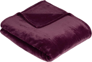 [RESIGILAT] Patura Amazon Basics din plus moale, vinete, 168 x 229 cm