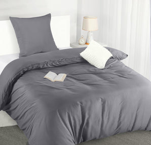 [RESIGILAT] Set lenjerie Utopia Bedding 140x200 cm gri