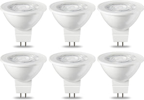 [RESIGILAT] Amazon Basics Bec Spot LED GU5.3 MR16, 4,5 W, Alb Cald, Pachet 6