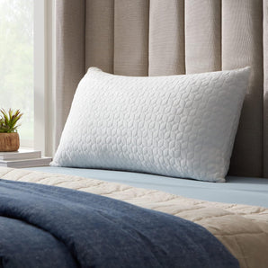 [RESIGILAT] LUCID Perna hibrida, spuma si fibra, 80x80, alba