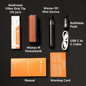 [RESIGILAT] Kit Geekvape Wenax M, tigara electronica roz fara nicotina