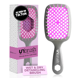 [RESIGILAT] Perie FHI Heat Unbrush ventilata pentru par, Lavanda/Gri