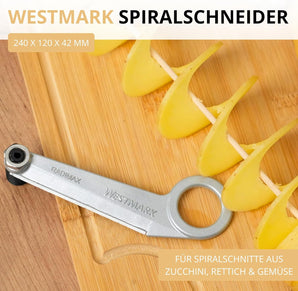 [RESIGILAT] Taietor ridichi spirale tija lunga 24 cm inox aluminiu 51302260