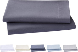 [RESIGILAT] Fete de perna, microfibra moale, set 2, 105x40 cm, gri inchis