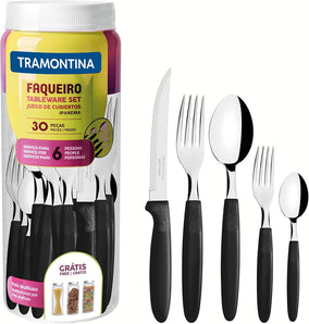[RESIGILAT] Set tacamuri Tramontina Ipanema pentru 6 persoane 30 piese