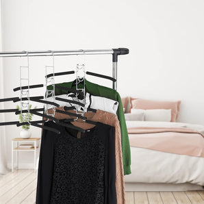 [RESIGILAT] Umerase Relaxdays, set 3, economisire spatiu, argintiu/negru
