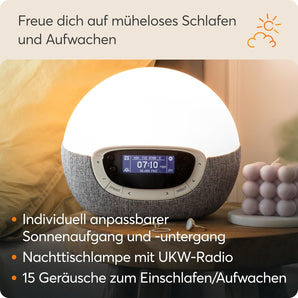 [RESIGILAT] Ceas cu alarma Lumie Bodyclock Shine 300, trezire naturala cu lumina, functii inteligente