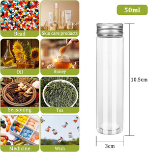 [RESIGILAT] TaboSI 18 tuburi testare 50ML cu capac pentru flori si plante