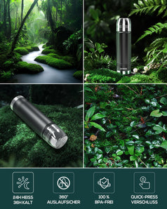 [RESIGILAT] Sticla Thermos etansa din inox pentru sport 750ML