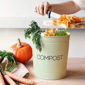 [RESIGILAT] Cos compost Navaris 3l pentru deseuri organice verde menta