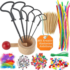 [RESIGILAT] Miuezuth Set Burghie Castane, 326 Piese, Burghiu 1,5-5 mm