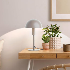 [RESIGILAT] Lightbox Ciuperca Lampa de masa, 27 cm, E14, Taupe/Gri mat