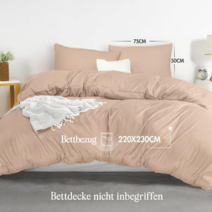 [RESIGILAT] Set lenjerie Utopia microfibra 230x220 cm bej