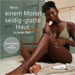[RESIGILAT] Braun Silk-epil 9 epilator femei alb argintiu 9-341