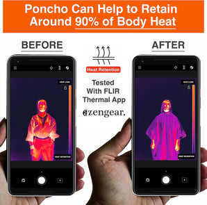 [RESIGILAT] aZengear Poncho supravietuire, impermeabil, portocaliu