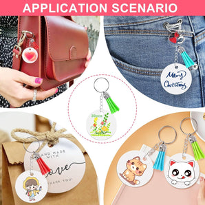 [RESIGILAT] Set 150 piese sublimare brelocuri goale mestesuguri DIY