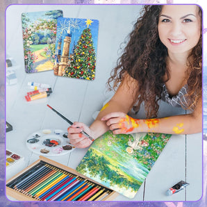 [RESIGILAT] Hartie acuarela 300 g, 40 coli, alb natural, 10 x 15 cm