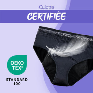 [RESIGILAT] Chiloti menstruali, L, reutilizabili, cu dantela
