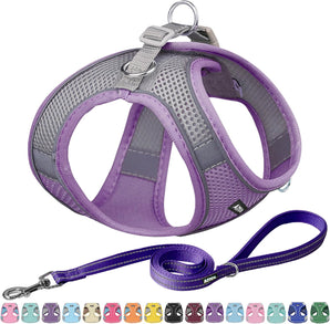 [RESIGILAT] Ham de caine ajustabil violet Easy Walk set plumb