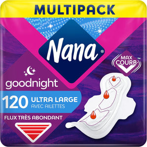 [RESIGILAT] Nana Ultra Goodnight Servetele igienice 120 bucati