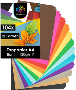 [RESIGILAT] Hartie colorata A4 130g 12 culori pentru artizanat